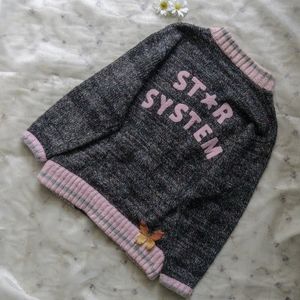 Star system oversized cardigan
